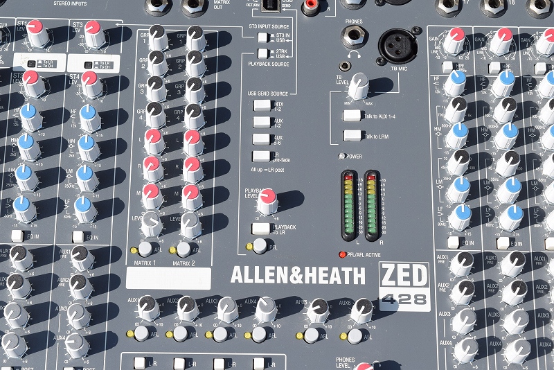 ALLEN&HEATH ZED428 ハードケース付 アナログミキサー｜中古 山陽電子商会 第弐録音機材倉庫