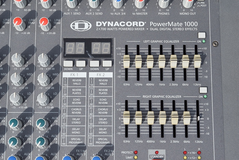 DYNACORD POWERMATE1000-2 パワードミキサー ｜中古 山陽電子商会 第弐