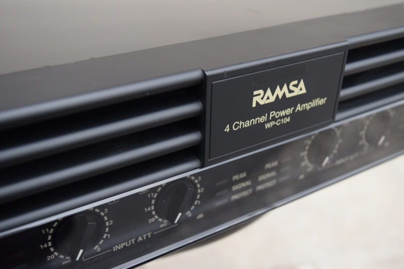 中古音響機材 RAMSA WP-C104 4CH PAパワーアンプ 全国通信販売