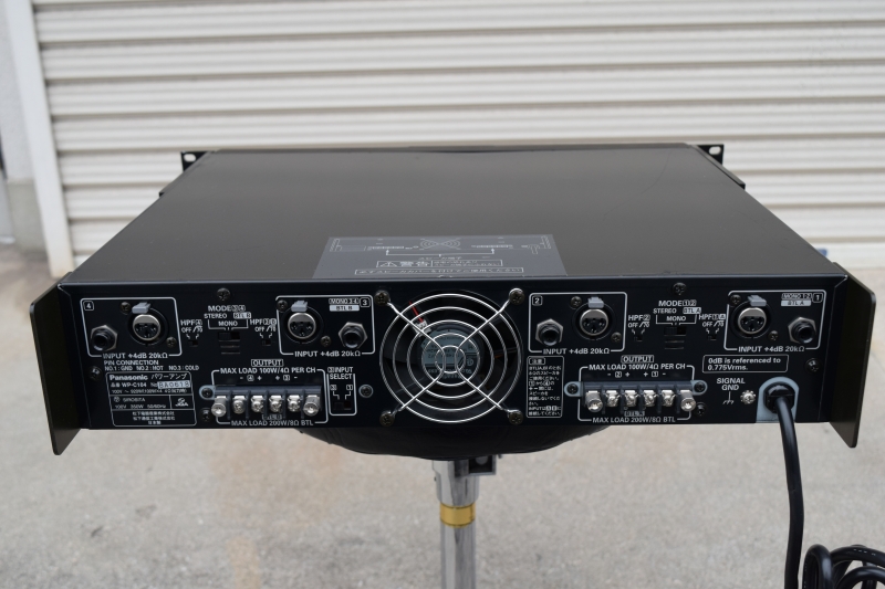 中古音響機材 RAMSA WP-C104 4CH PAパワーアンプ 全国通信販売