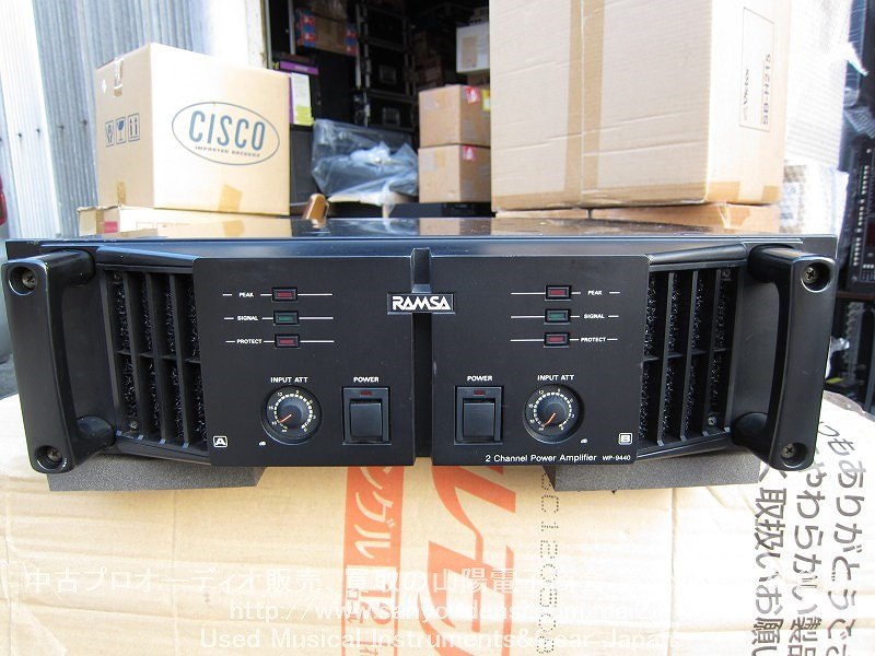 中古音響機材】 RAMSA WP-9440 650W PA、モニターパワーアンプ 全国