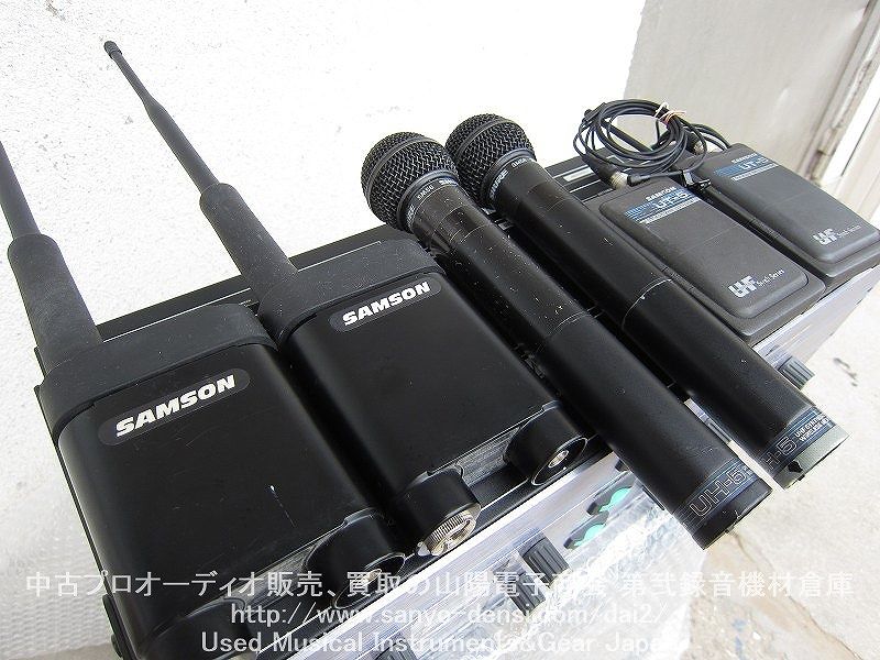 中古 SAMSON UR-5DJ / UH-5J/UT-5J ワイヤレス4波セット】 ワイヤレス