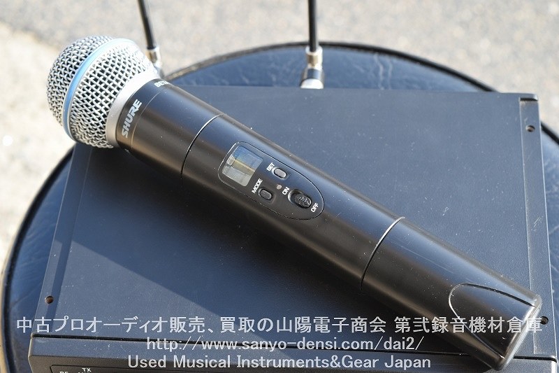 中古音響機材 SHURE ULXS24/58-JB ワイヤレスマイク一式 通信販売