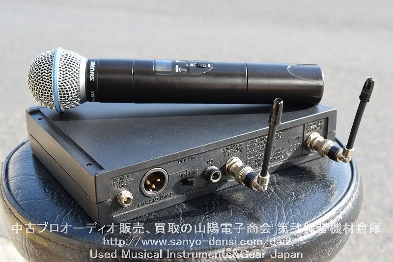 中古音響機材 SHURE ULXS24/58-JB ワイヤレスマイク一式 通信販売